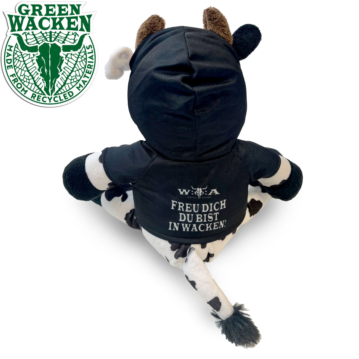 W:O:A - Plüschkuh mit Hoodie