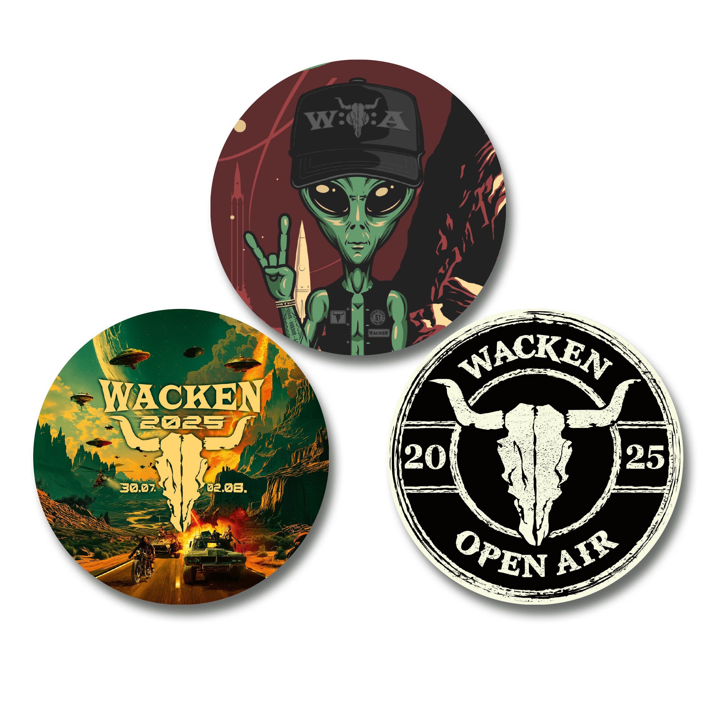 W:O:A - Sticker Set - 2025 image