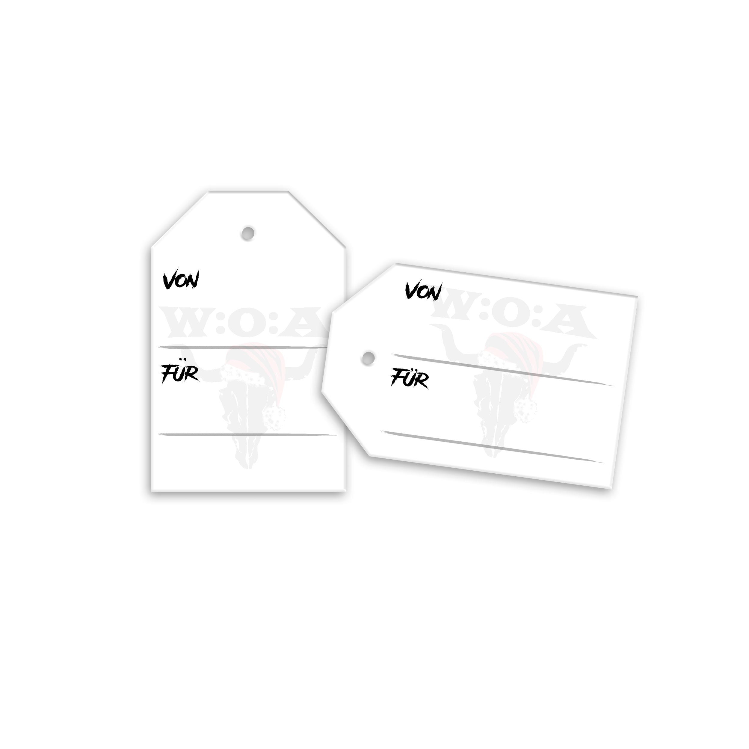 W:O:A - Gift tags set of 5 - XMAS image