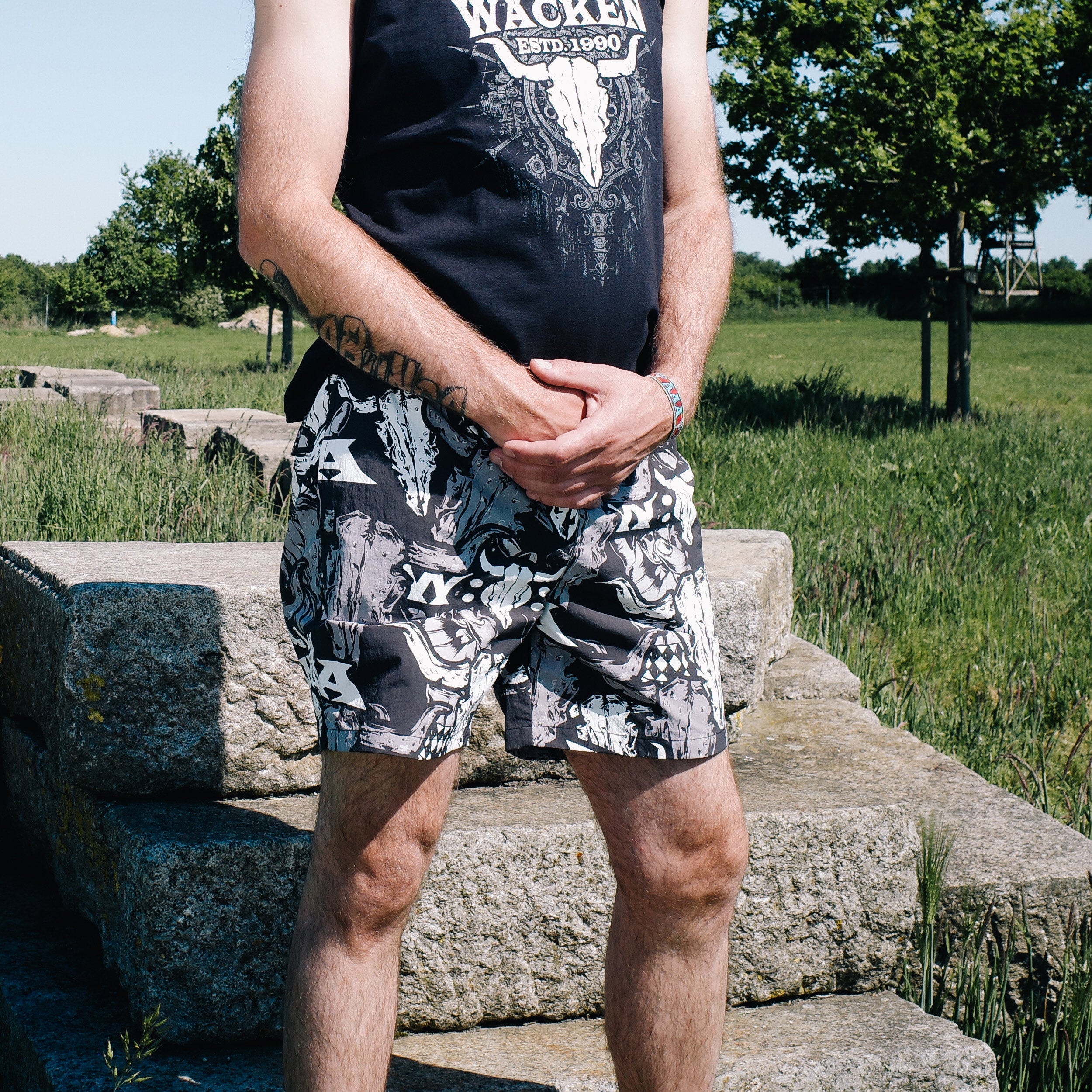 W:O:A - Swim Shorts - All Over image