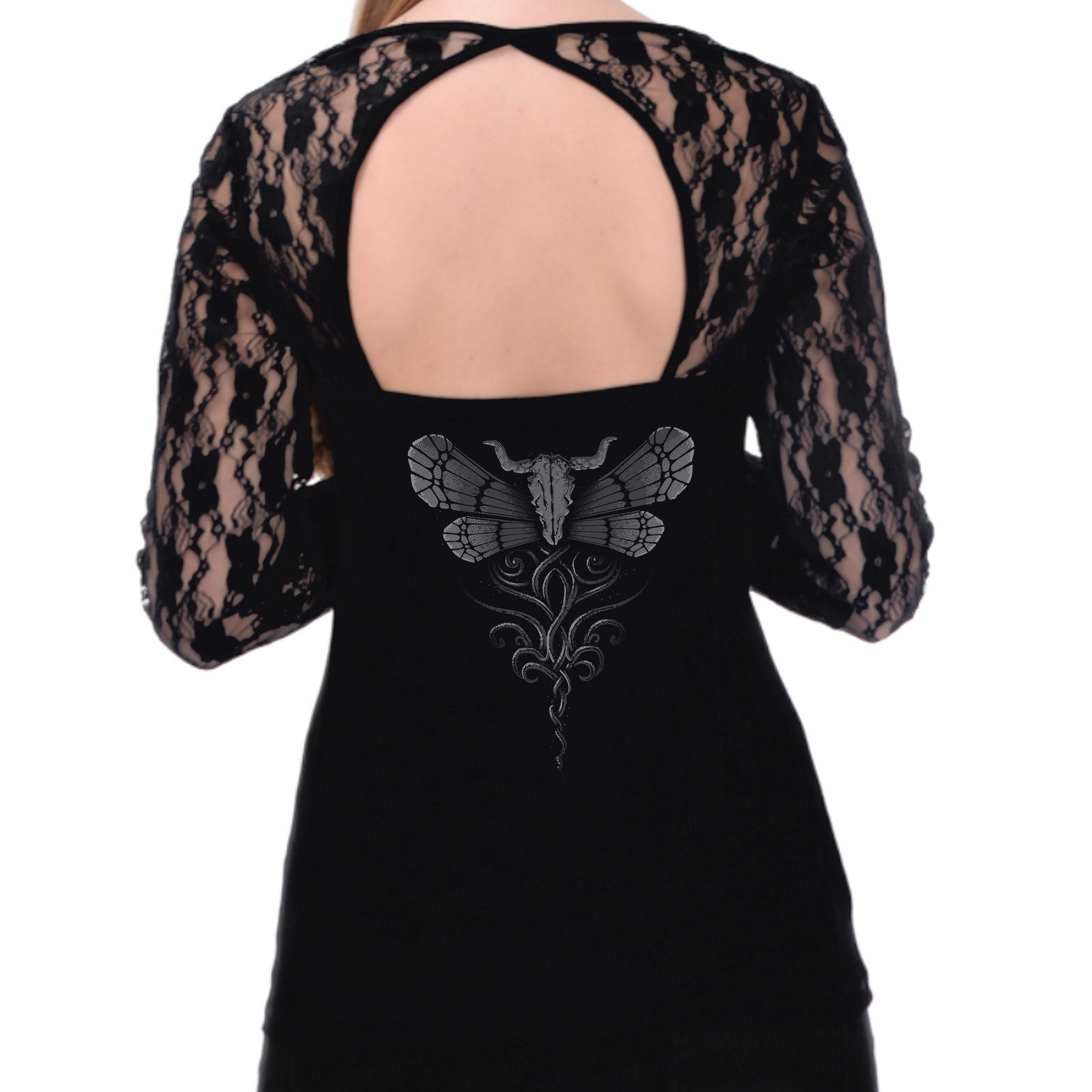W:O:A - Girlie Mesh Top - Butterfly image