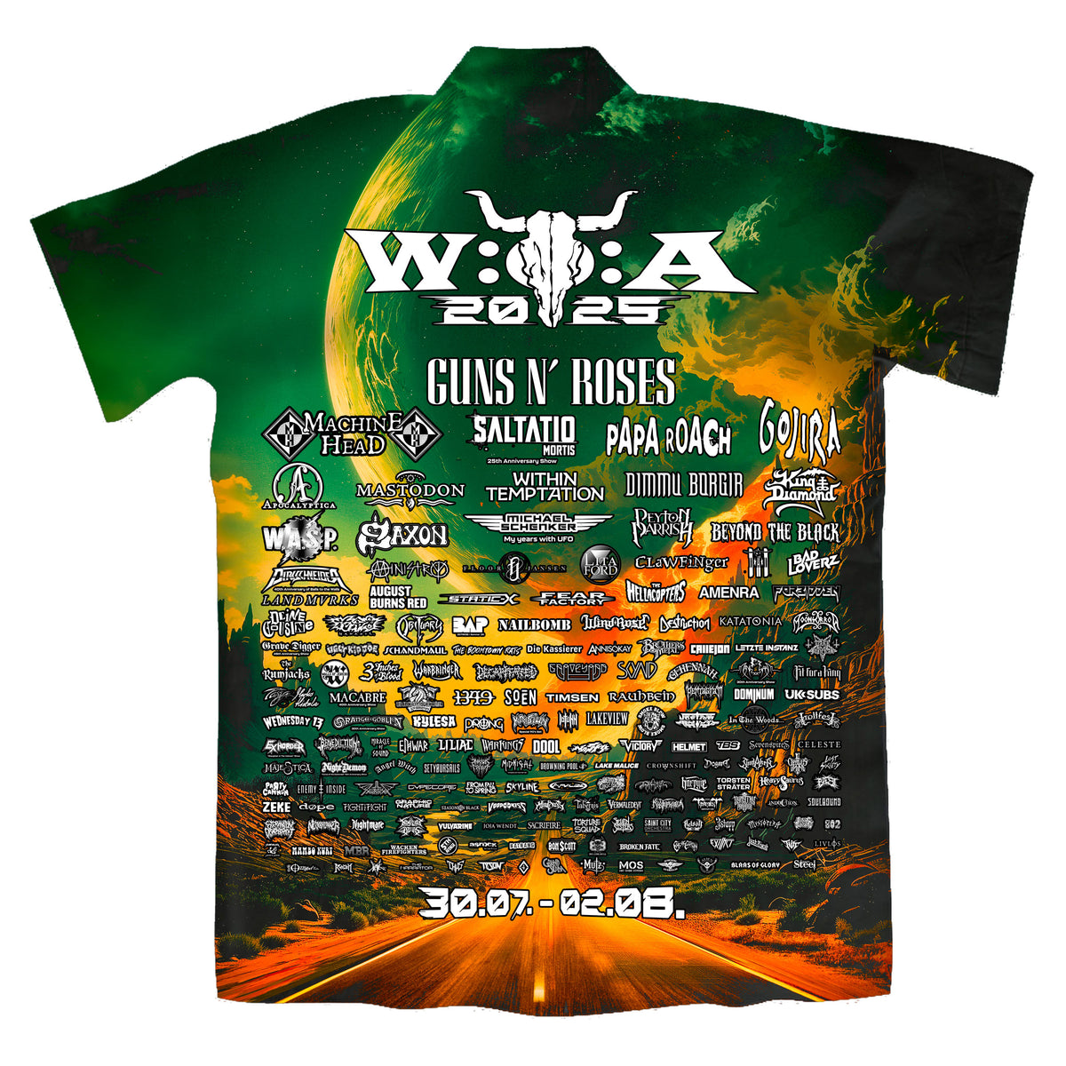 W:O:A - Hawaii Hemd - Alien Attack 2025