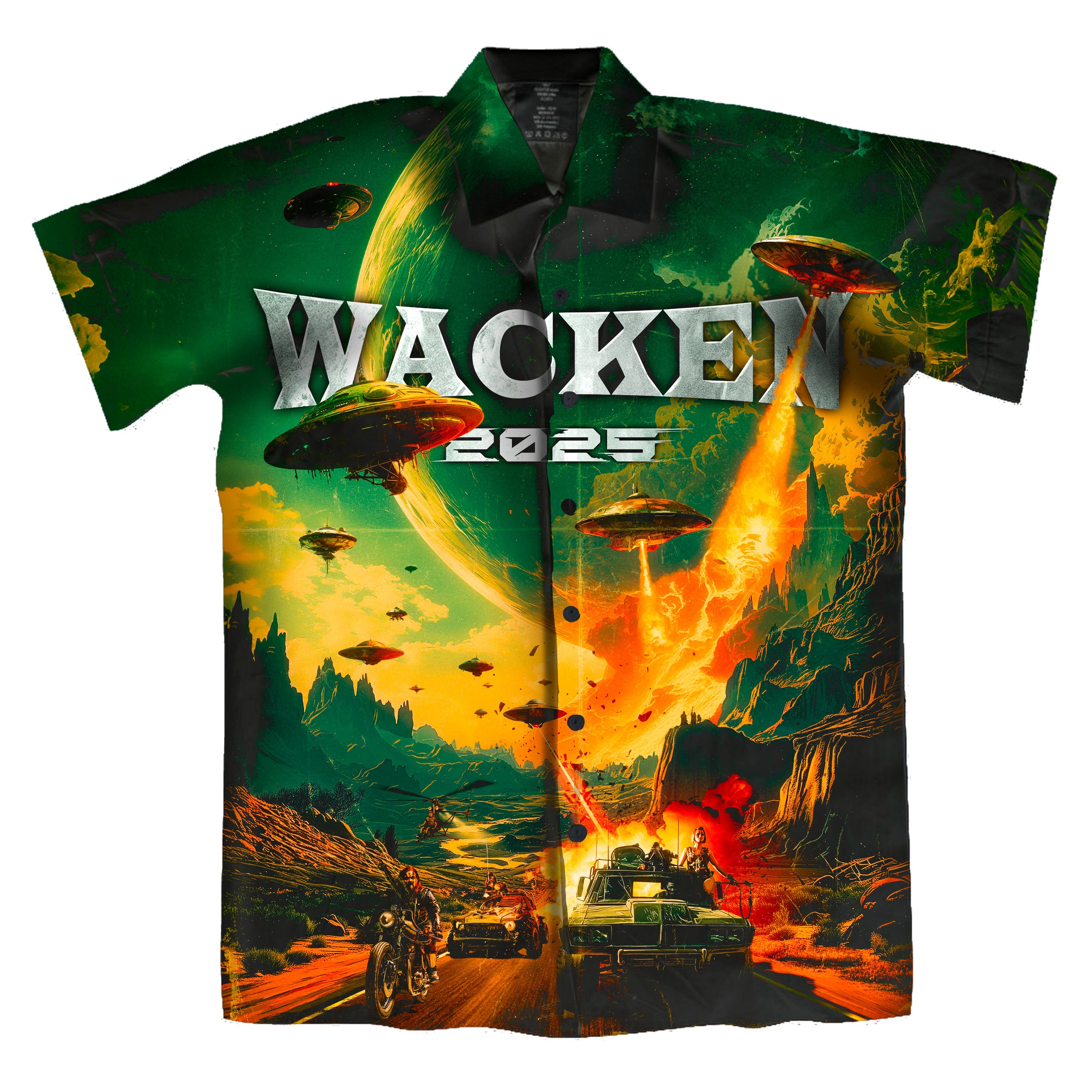 W:O:A - Hawaii Hemd - Alien Attack 2025 image