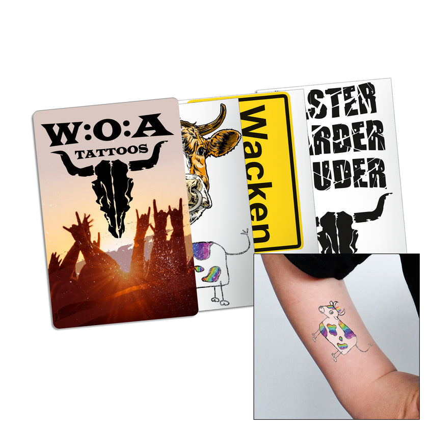 W:O:A - Klebetattoos - zeitlos