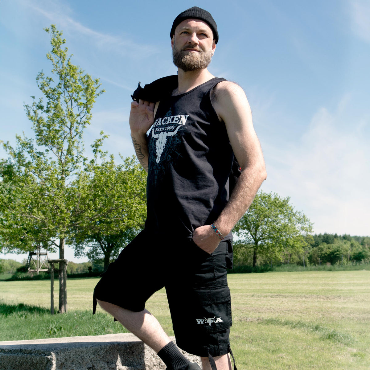 W:O:A -  Herren Tank Top - Tenebrous