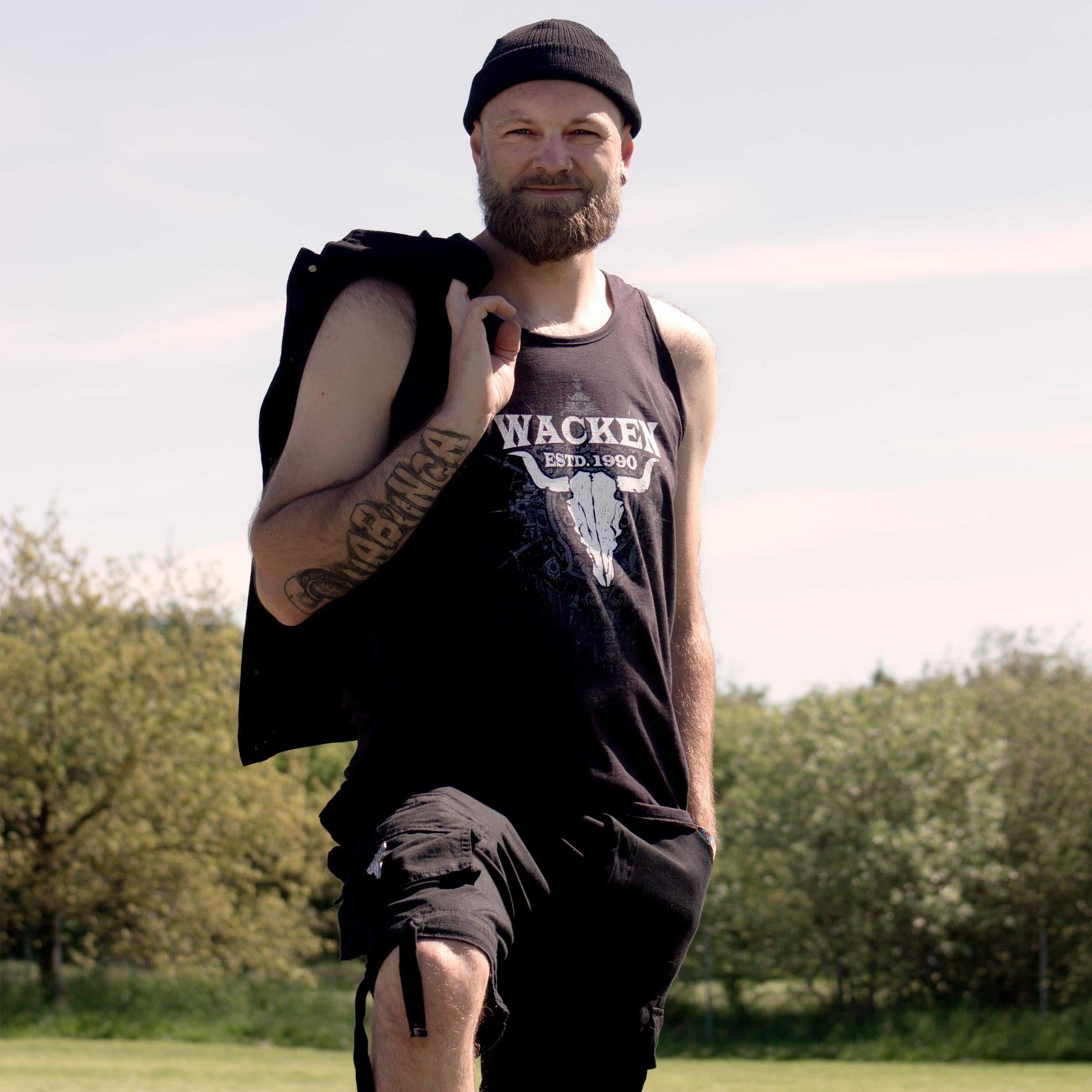 W:O:A -  Herren Tank Top - Tenebrous image