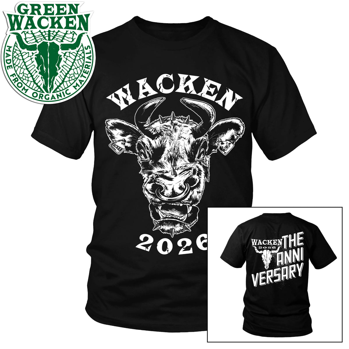 W:O:A - T-Shirt - Angry Cow
