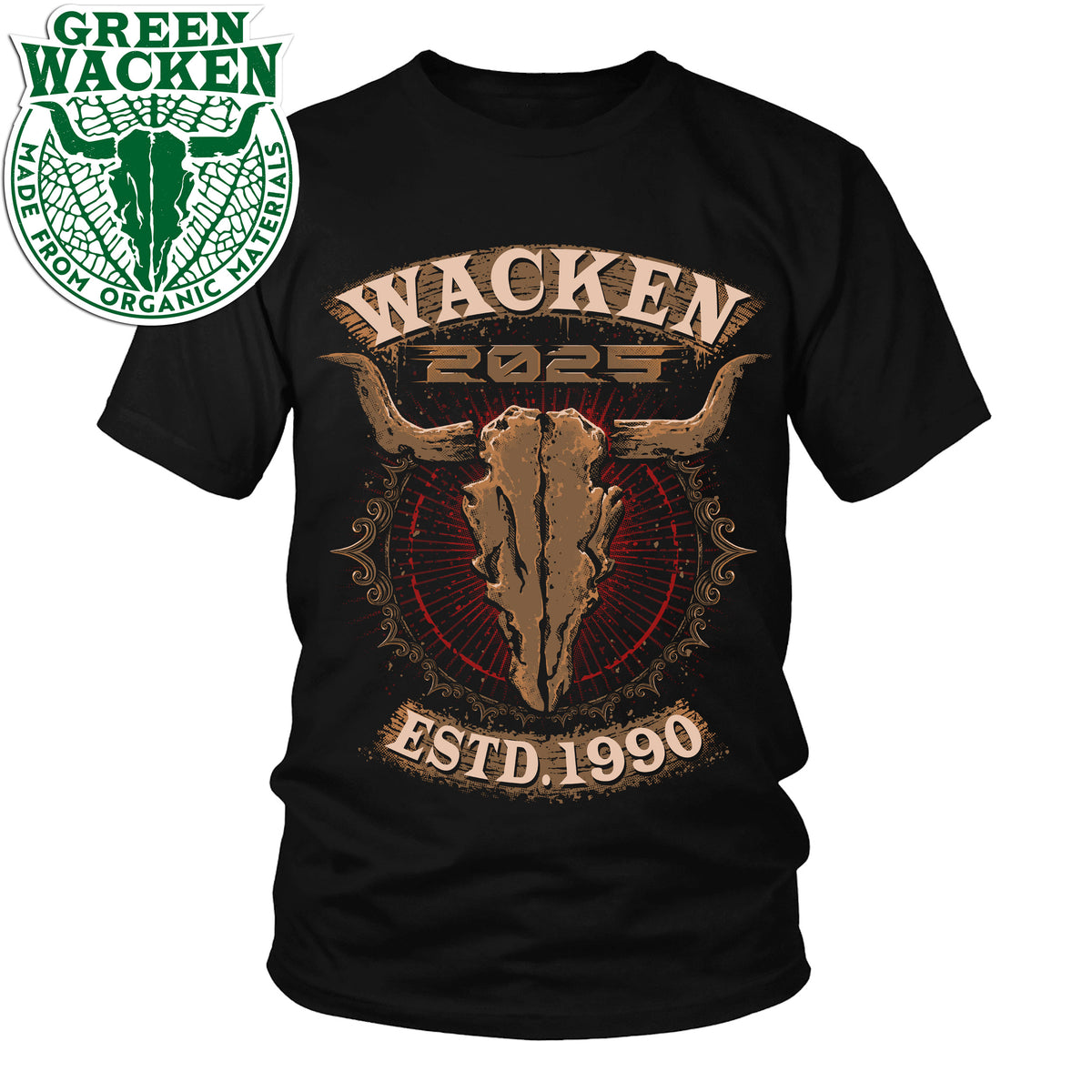 W:O:A - T-Shirt - Classic Rock 2025