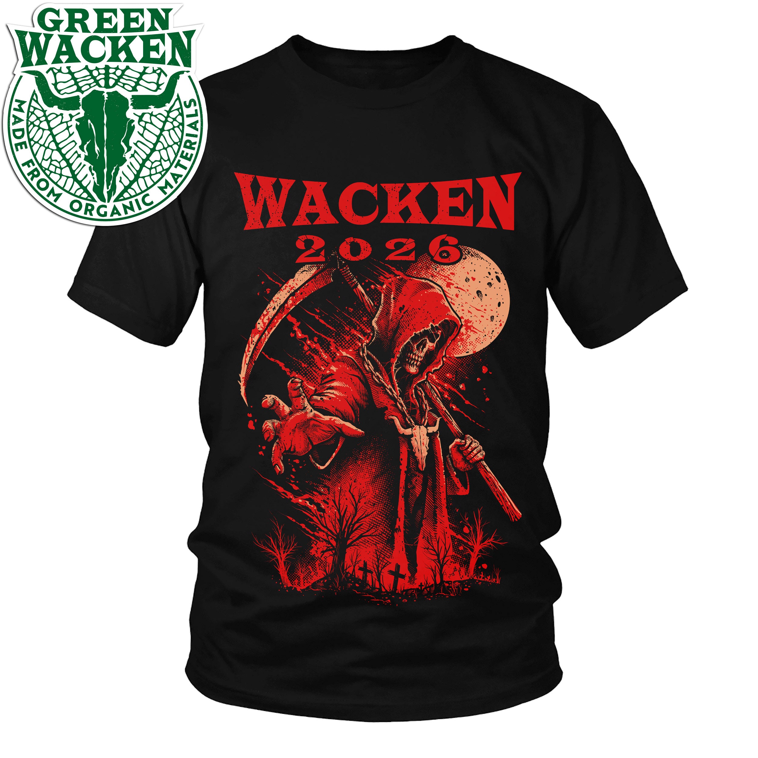 W:O:A - T-Shirt - Metal never dies image