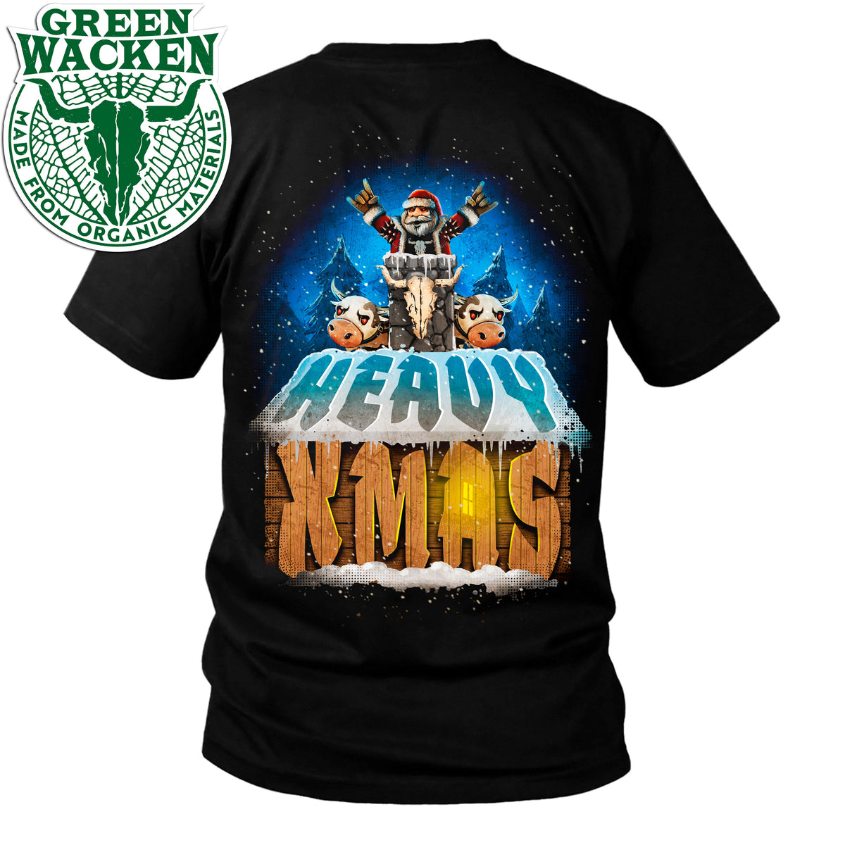 W:O:A - T-Shirt - Santa Cows