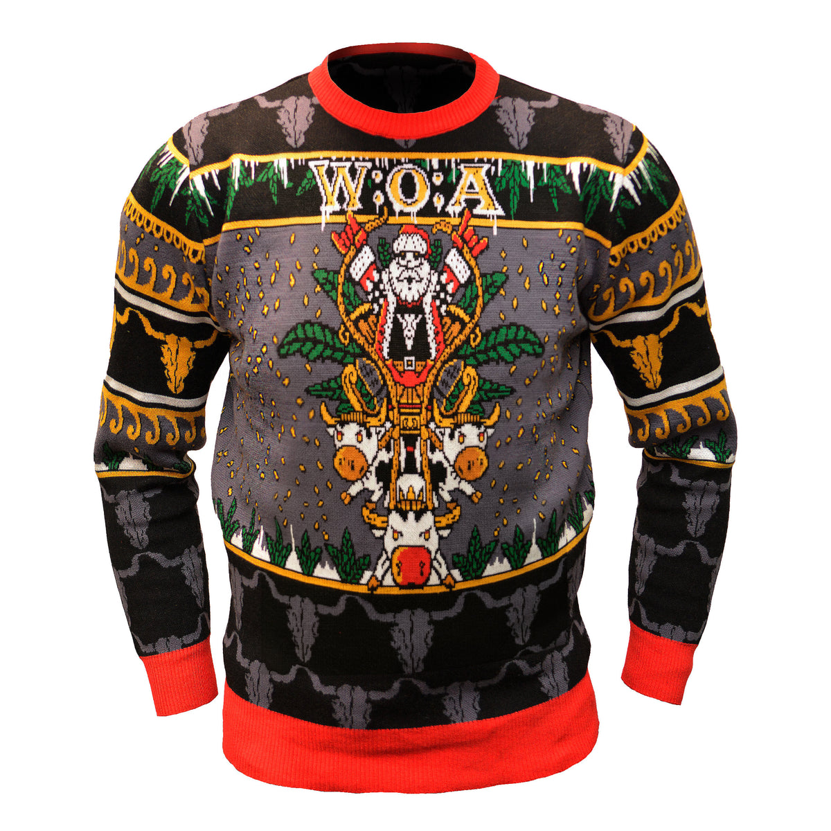 W:O:A - Ugly Sweater - Santa Cows