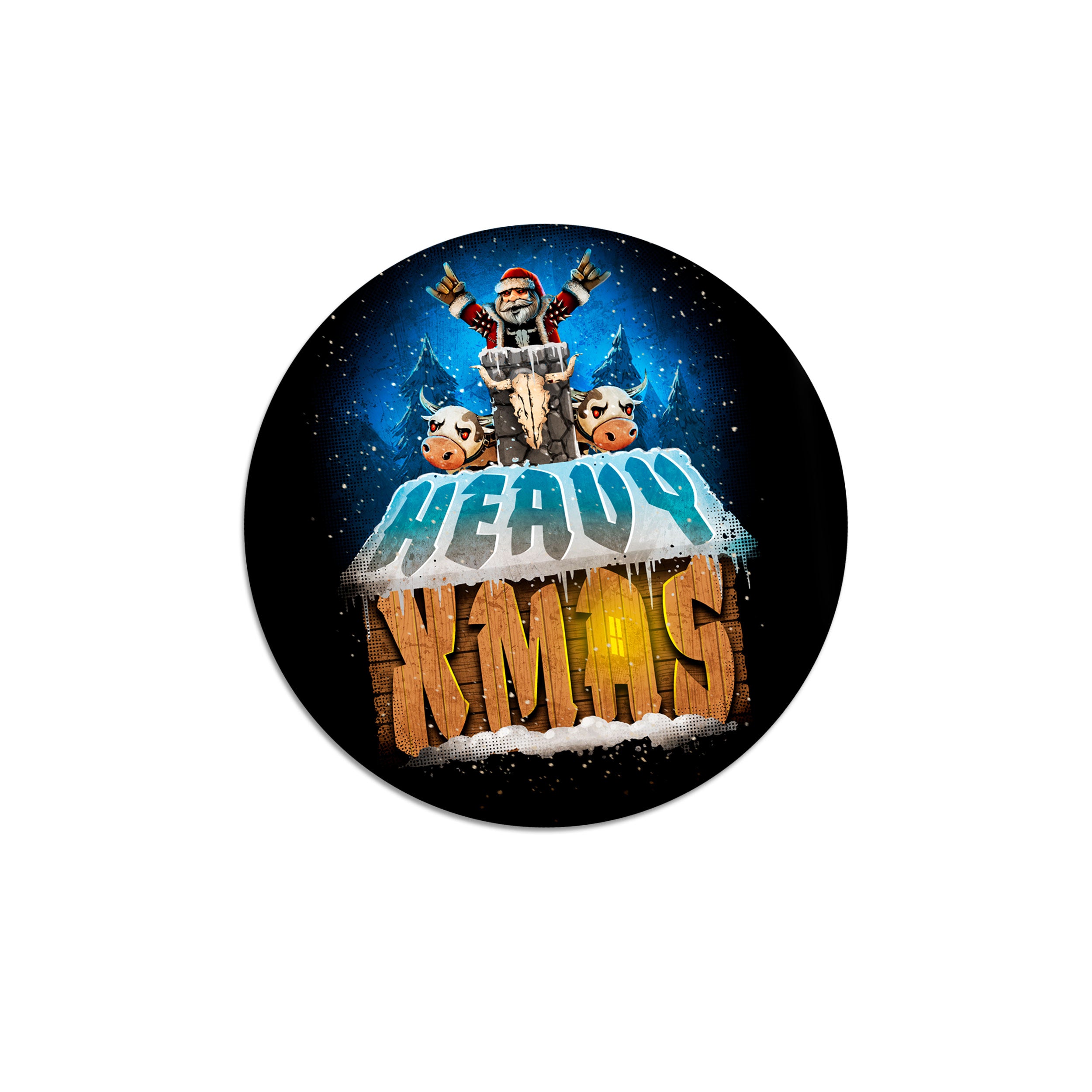 W:O:A - Sticker Set - Santa Cows image