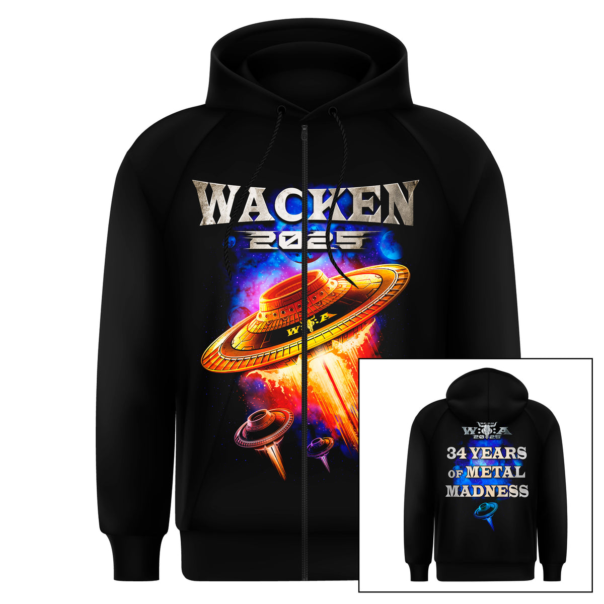 W:O:A - HoodZip - Saucer 2025