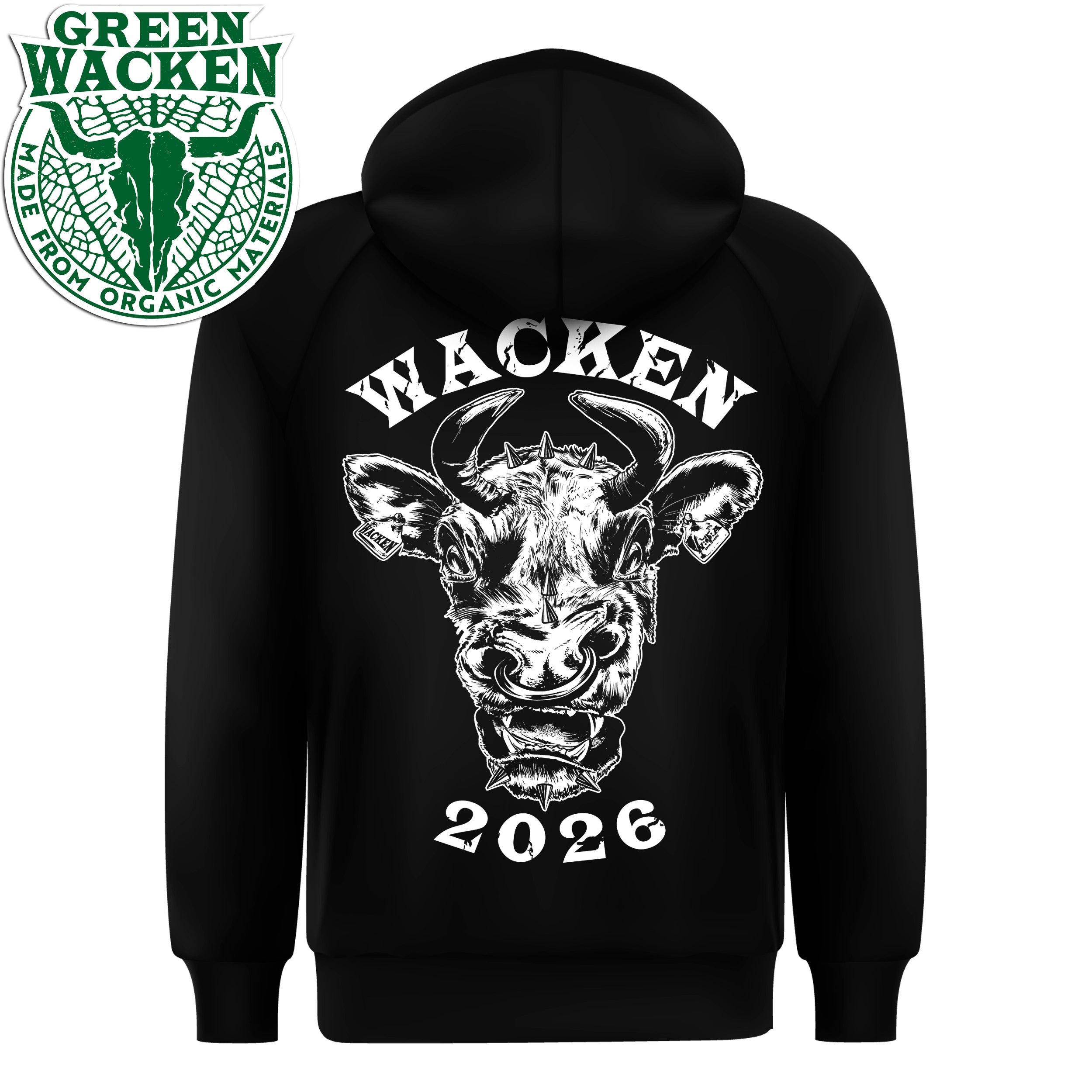 W:O:A - HoodZip - Angry Cow image
