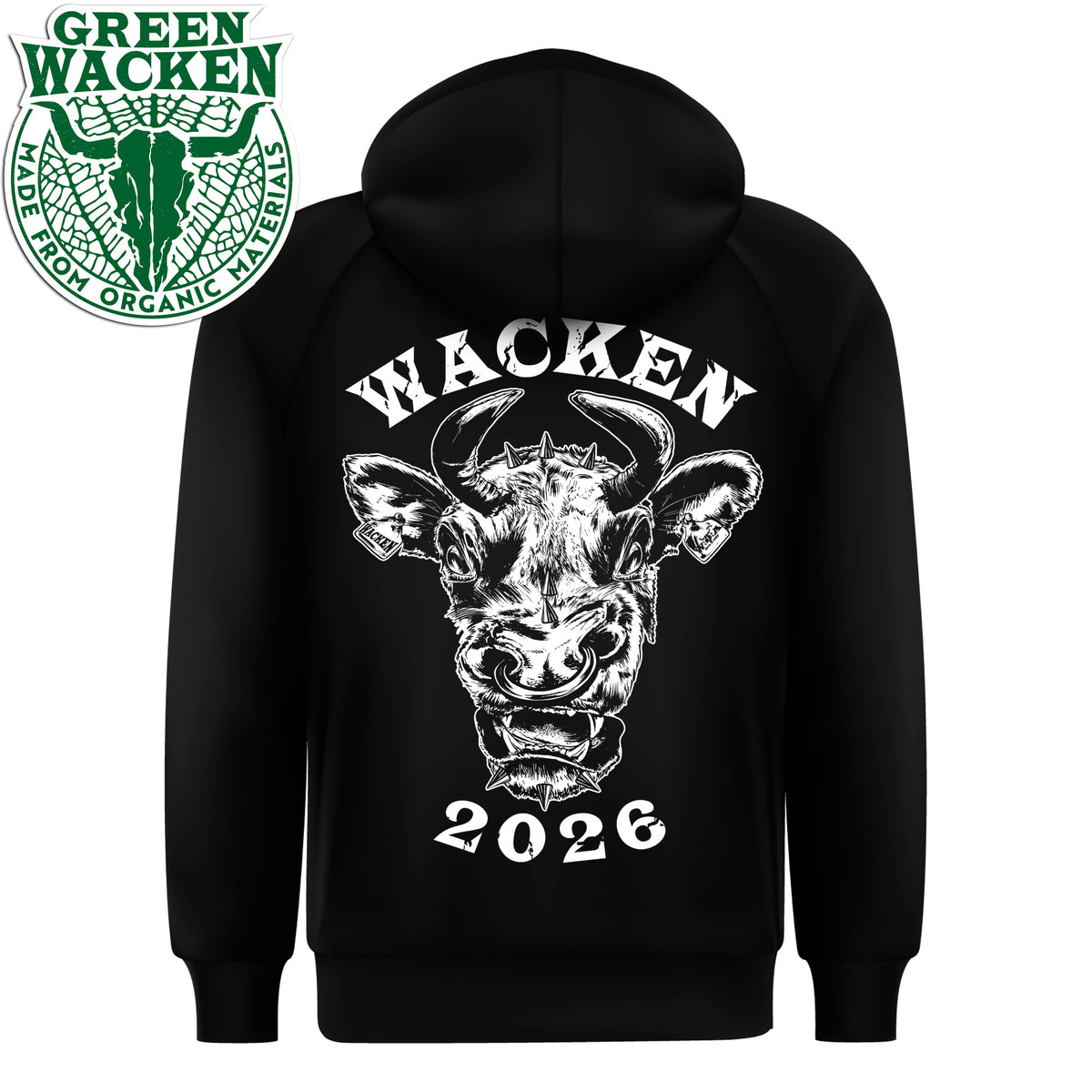 W:O:A - HoodZip - Angry Cow