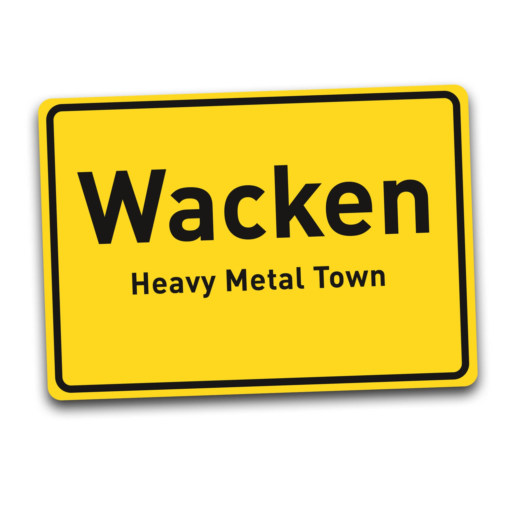 W:O:A - Aufkleber - Ortsschild image