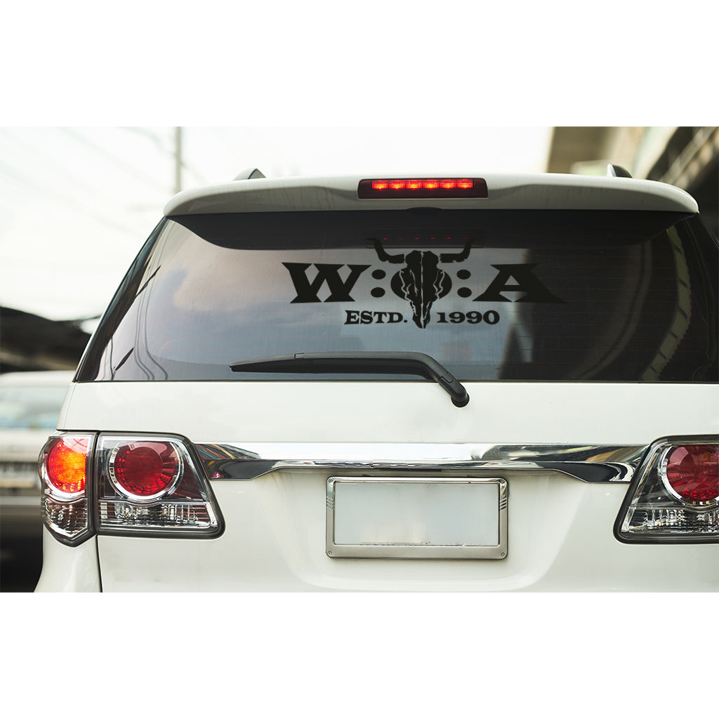 W:O:A - Car Sticker - ESTD. 1990 image