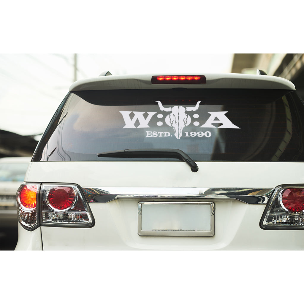 W:O:A - Car Sticker - ESTD. 1990 image