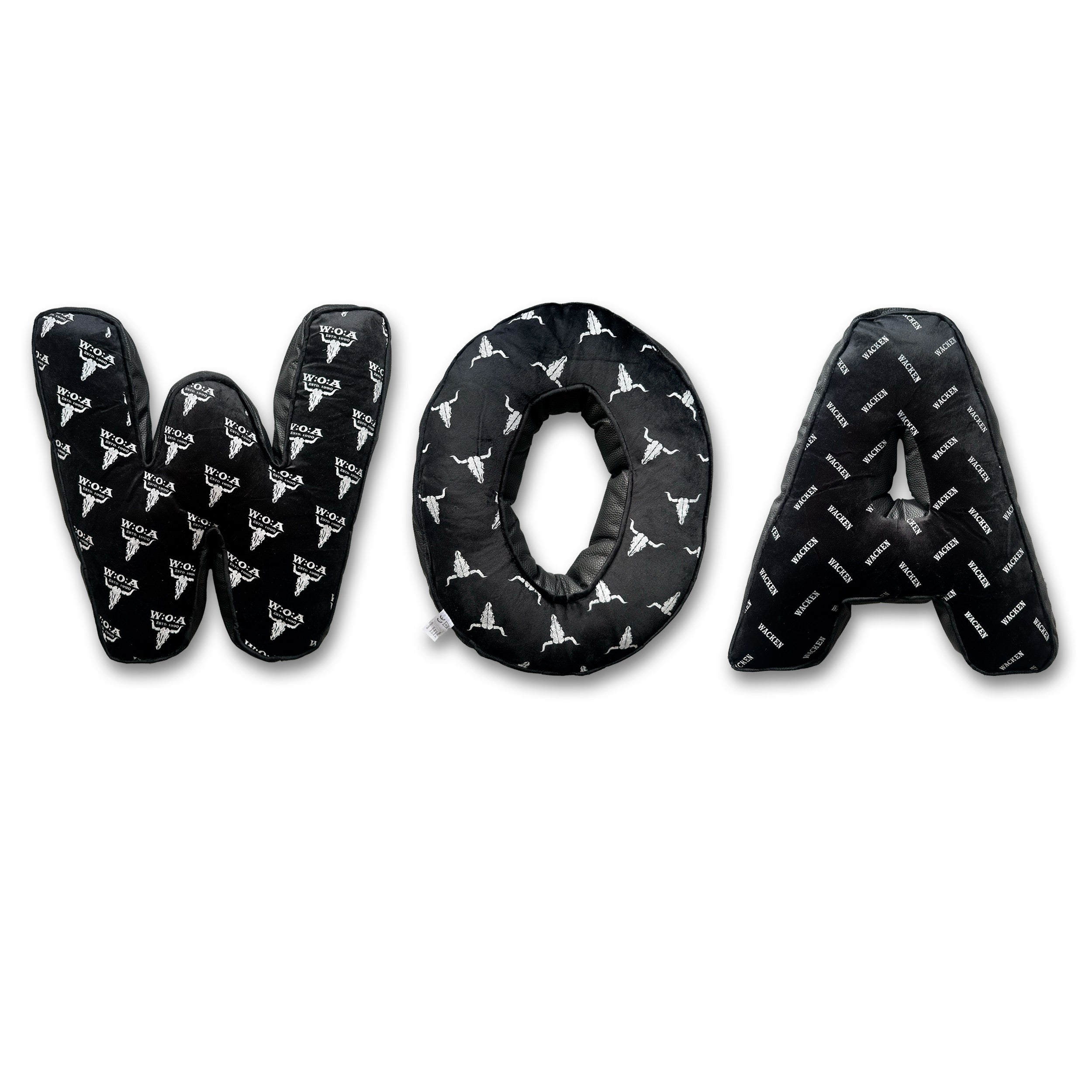 W:O:A - Buchstabenkissen - 3er Set image