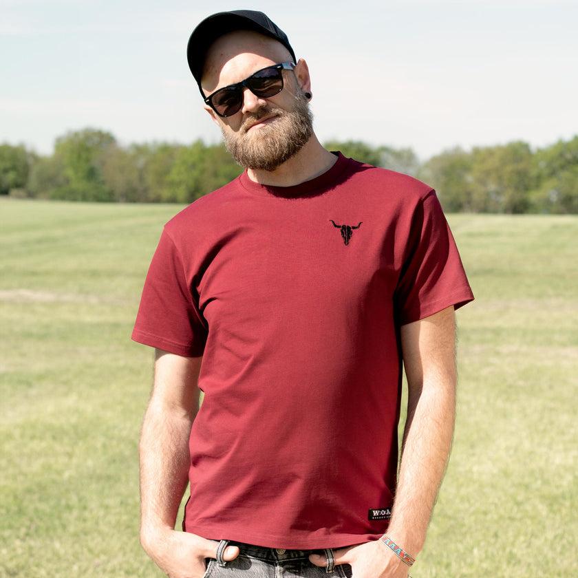 W:O:A Essentials - T-Shirt - Burgundy
