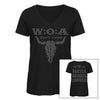 W:O:A - Girlie Shirt - Logo Grau