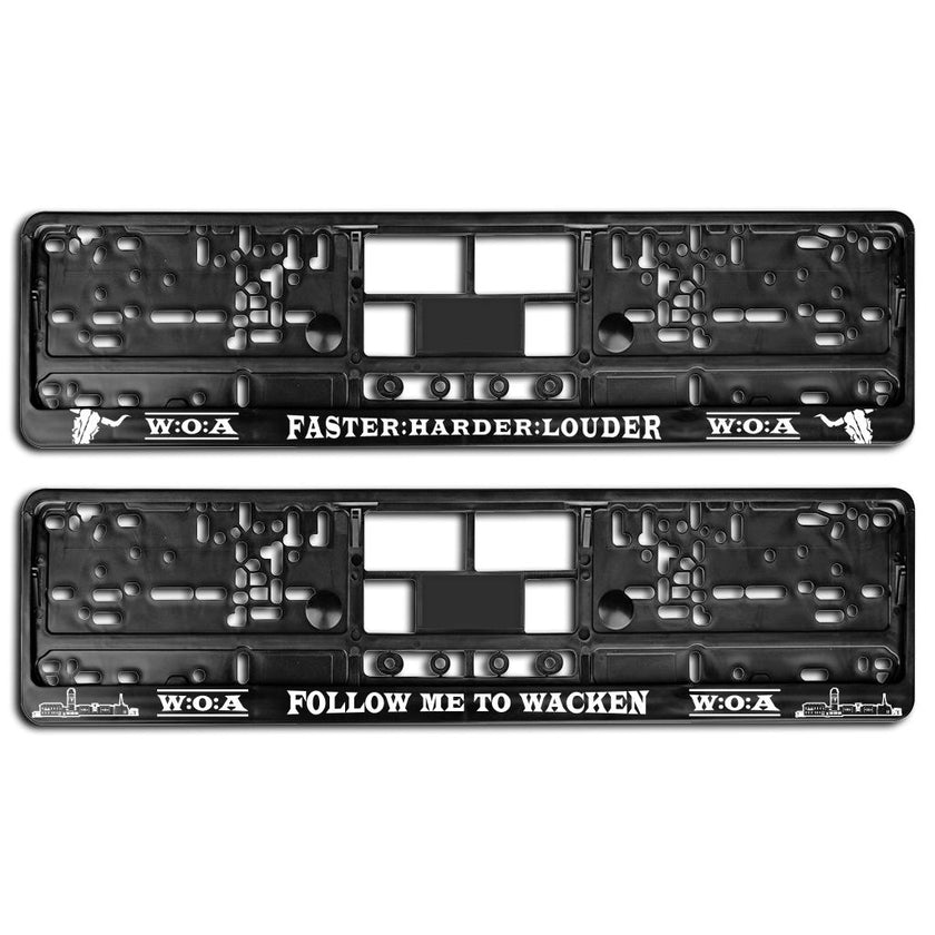 W:O:A - License Plate Holder - Set