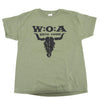 W:O:A - Kids T-Shirt - Logo - classic olive
