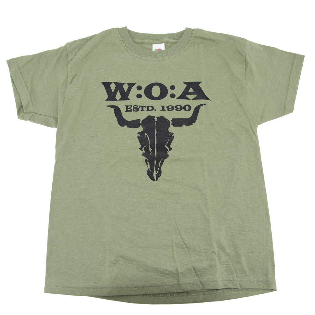 W:O:A - Kids T-Shirt - Logo - classic olive