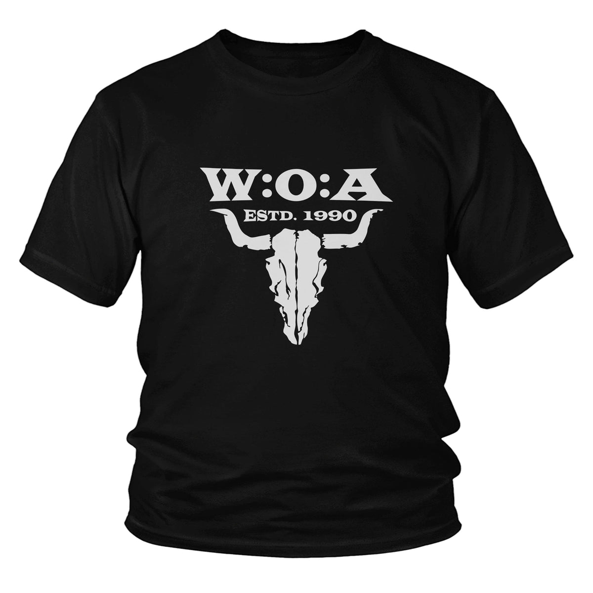 W:O:A - Kinder-T-Shirt - Estd. 1990 - Schwarz