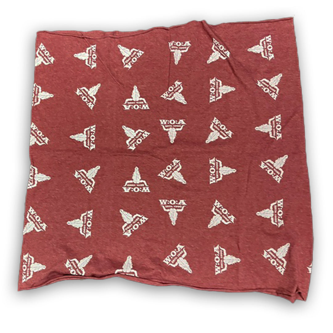 W:O:A - Loop-Schal - weinrot