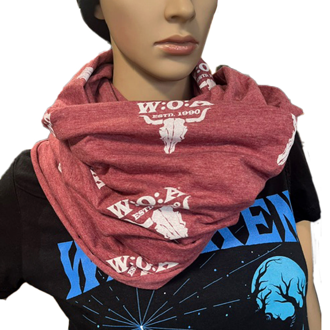 W:O:A - Loop-Schal - weinrot image