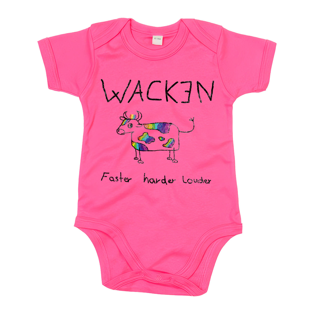 W:O:A - Baby Body - Rainbow Cow