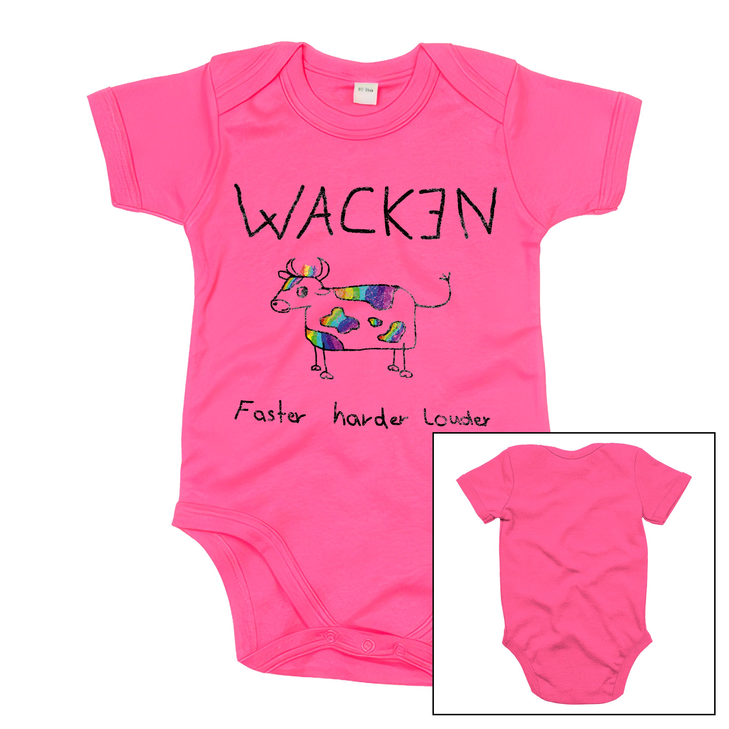 W:O:A - Baby Body - Rainbow Cow image