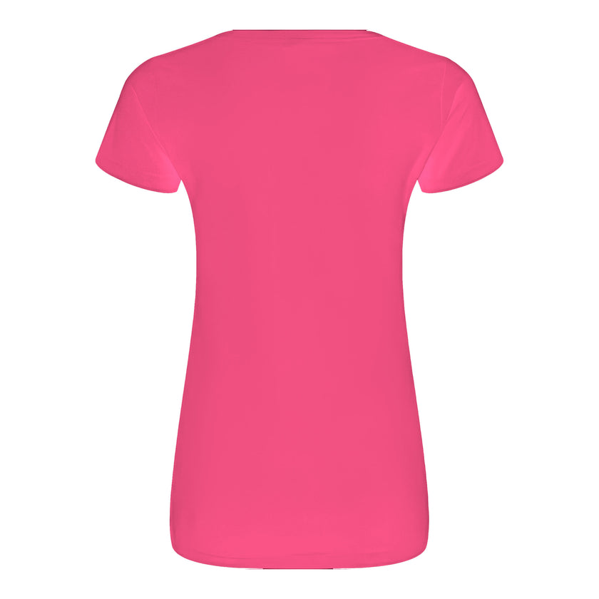W:O:A - Girlie V-Neck - Rainbow Cow