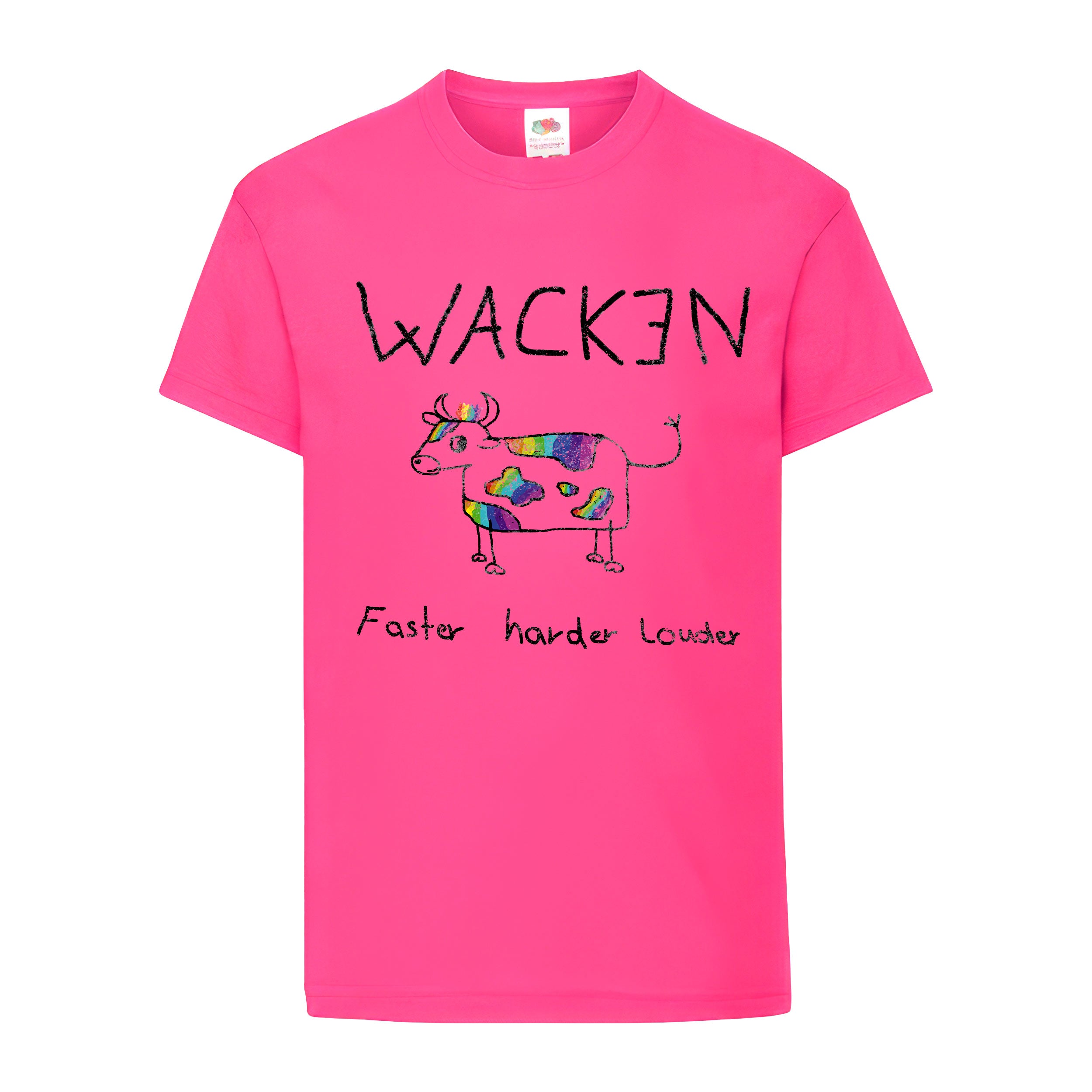 W:O:A - Kids T-Shirt - Rainbow Cow image