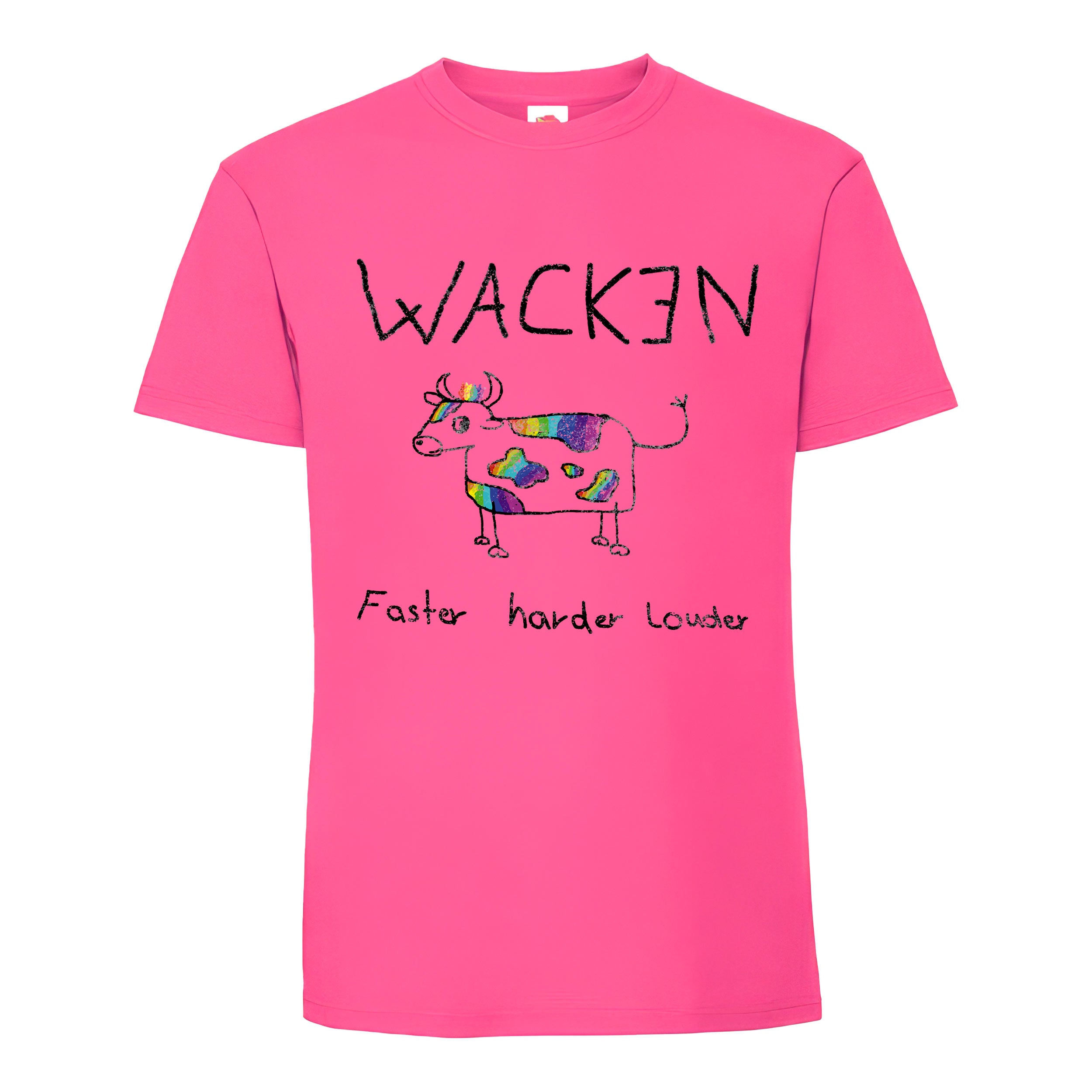W:O:A - T-Shirt - Rainbow Cow image