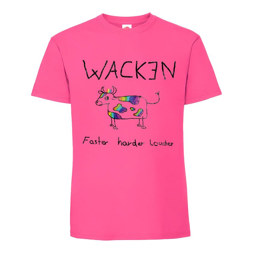 W:O:A - T-Shirt - Rainbow Cow