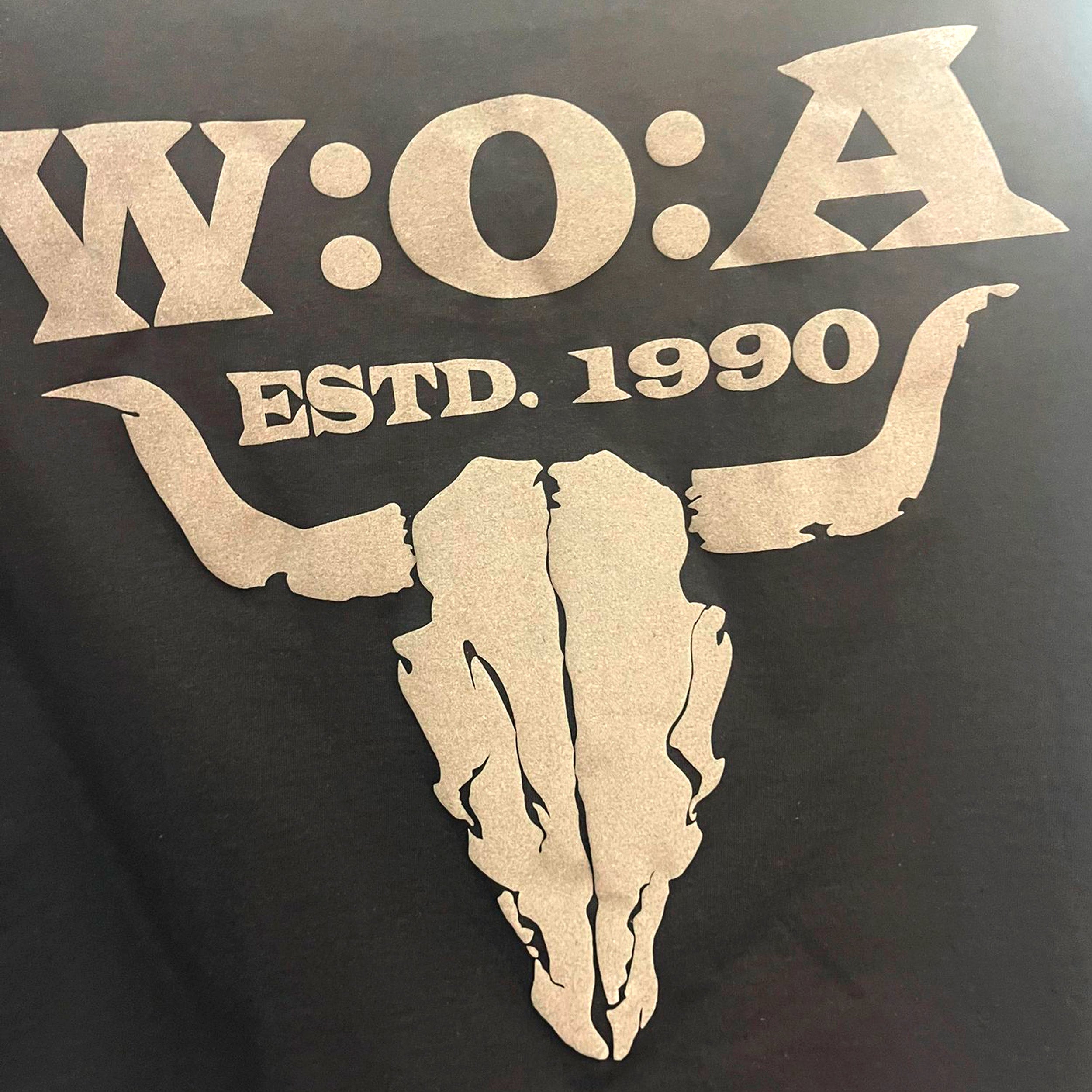 W:O:A - T-Shirt - Grey Skull Pop Out image
