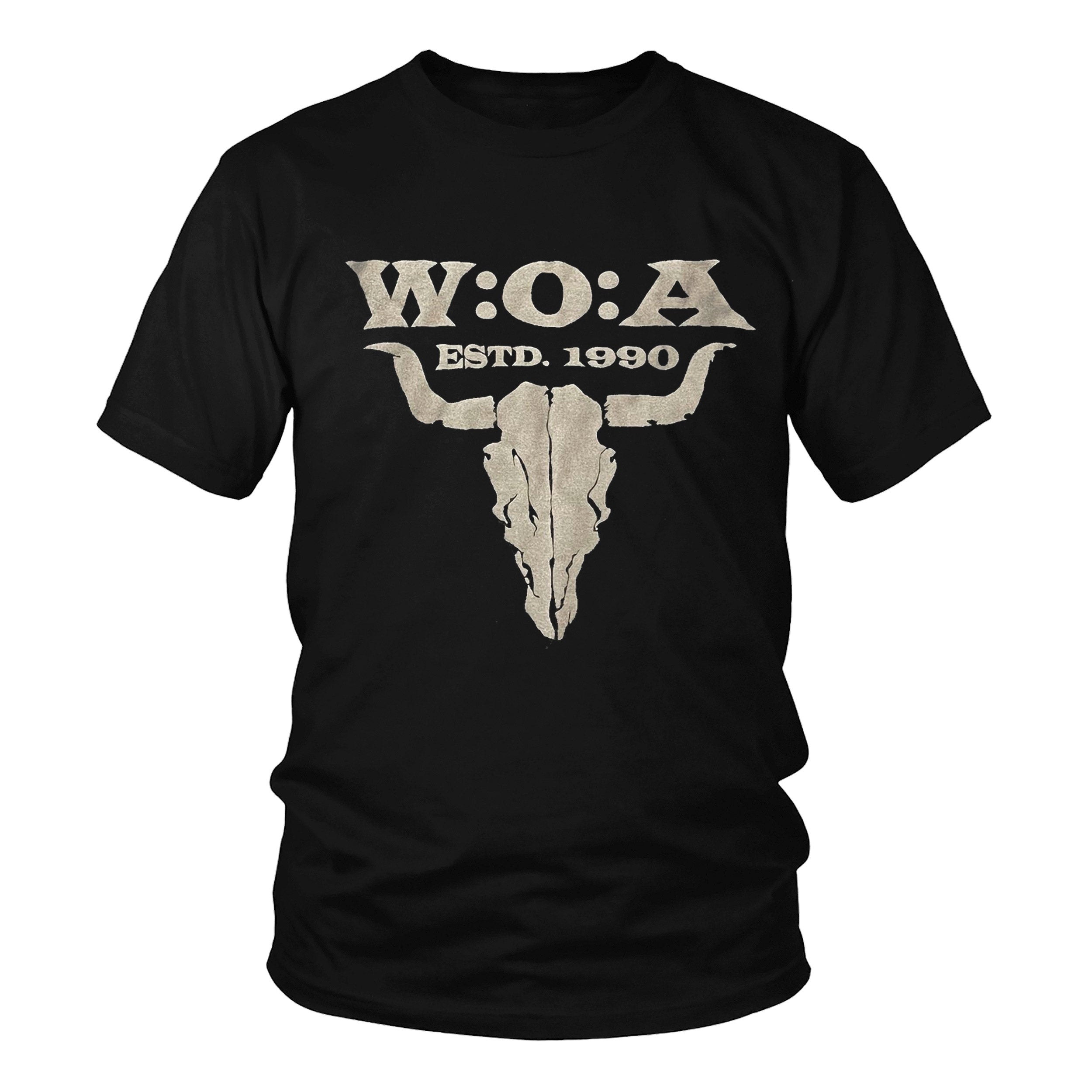 W:O:A - T-Shirt - Grey Skull Pop Out image