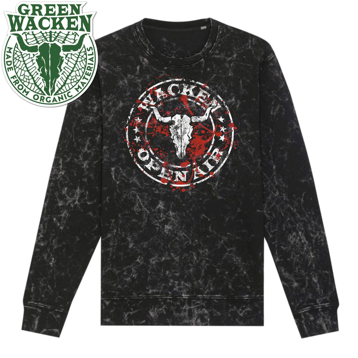 W:O:A - Sweater - Red Splatter