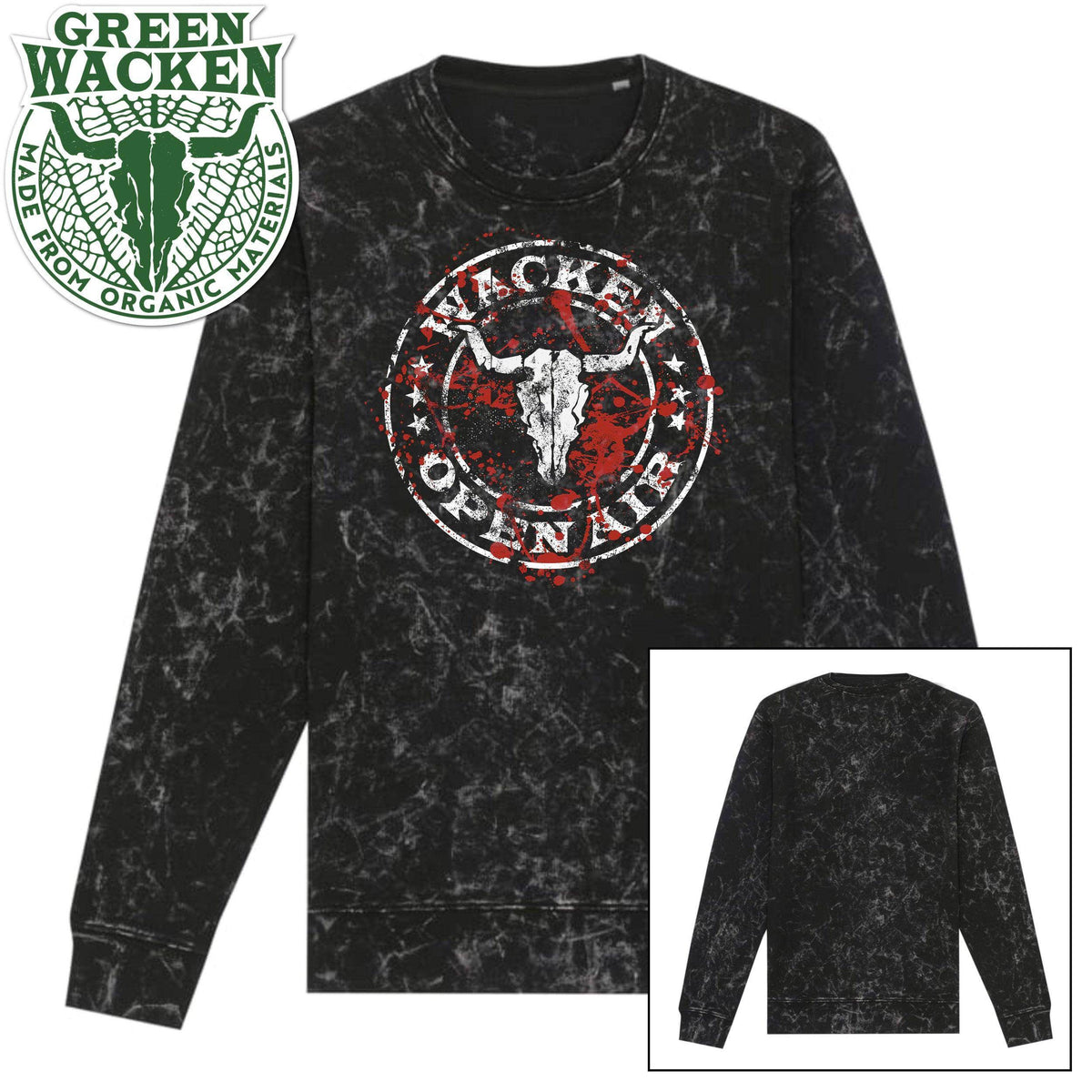 W:O:A - Sweater - Red Splatter