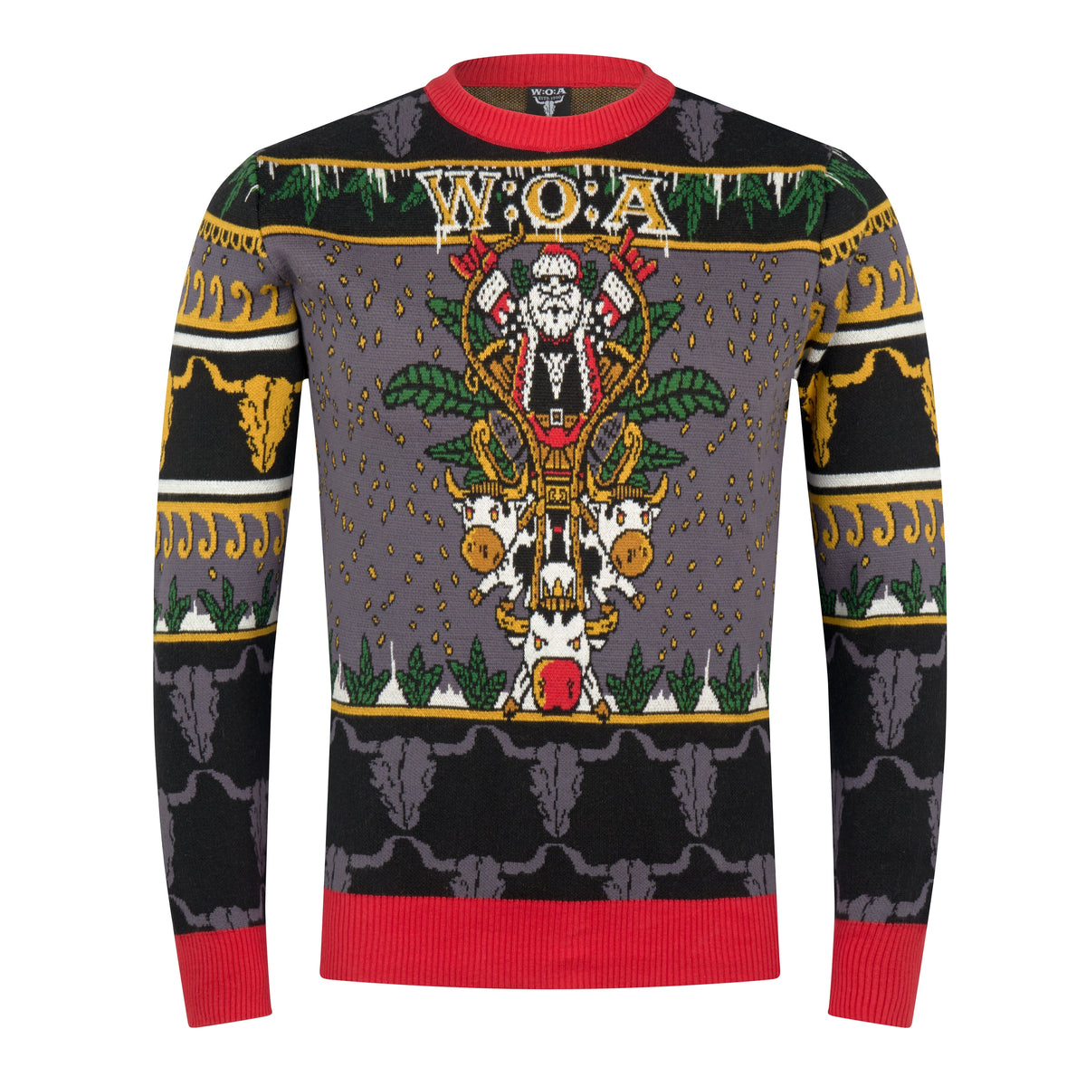 W:O:A - Ugly Sweater - Santa Cows
