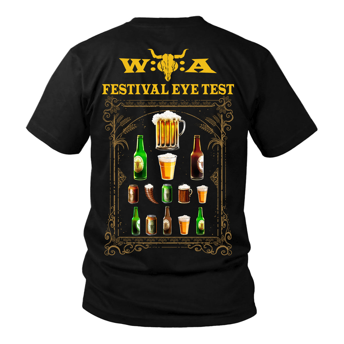 W:O:A - T-Shirt - Beer Check