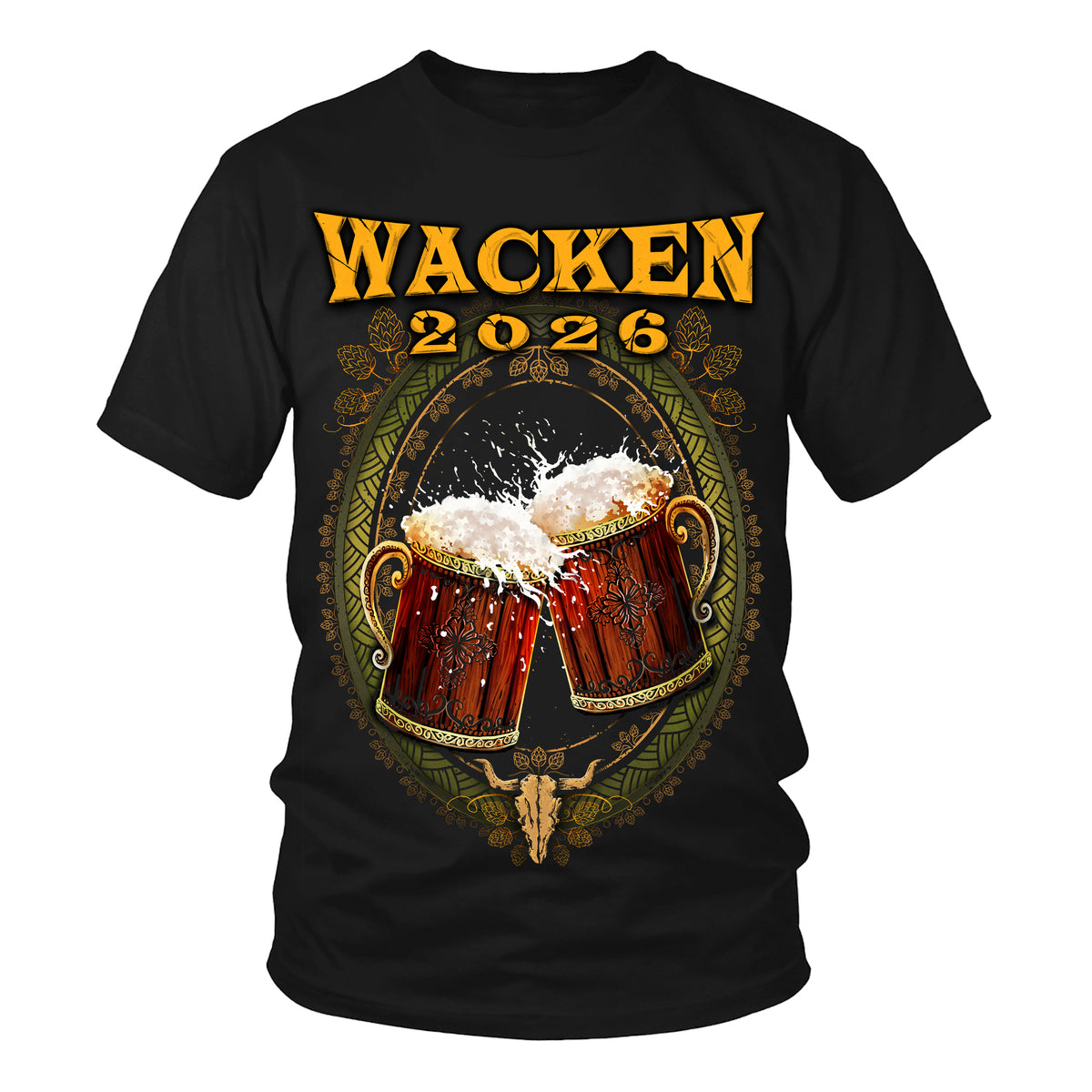 W:O:A - T-Shirt - Beer Check