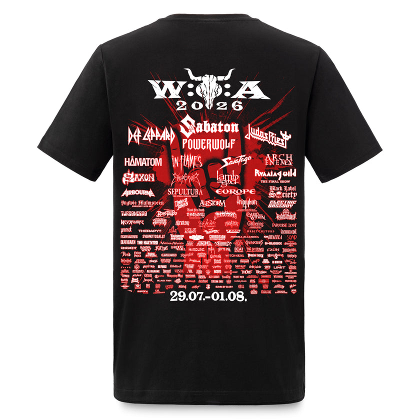 W:O:A - T-Shirt - One World One Crowd 2026