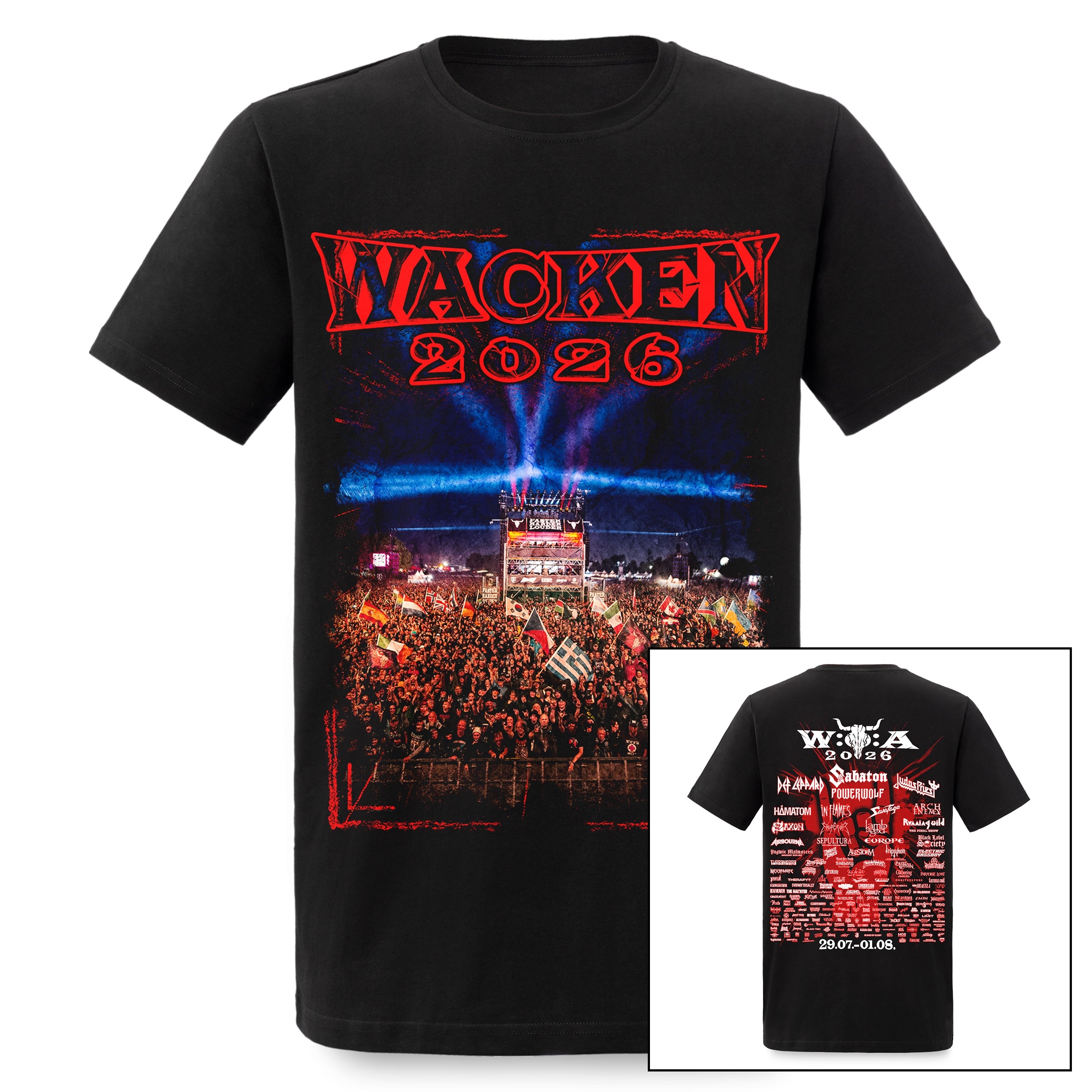 W:O:A - T-Shirt - One World One Crowd 2026 image