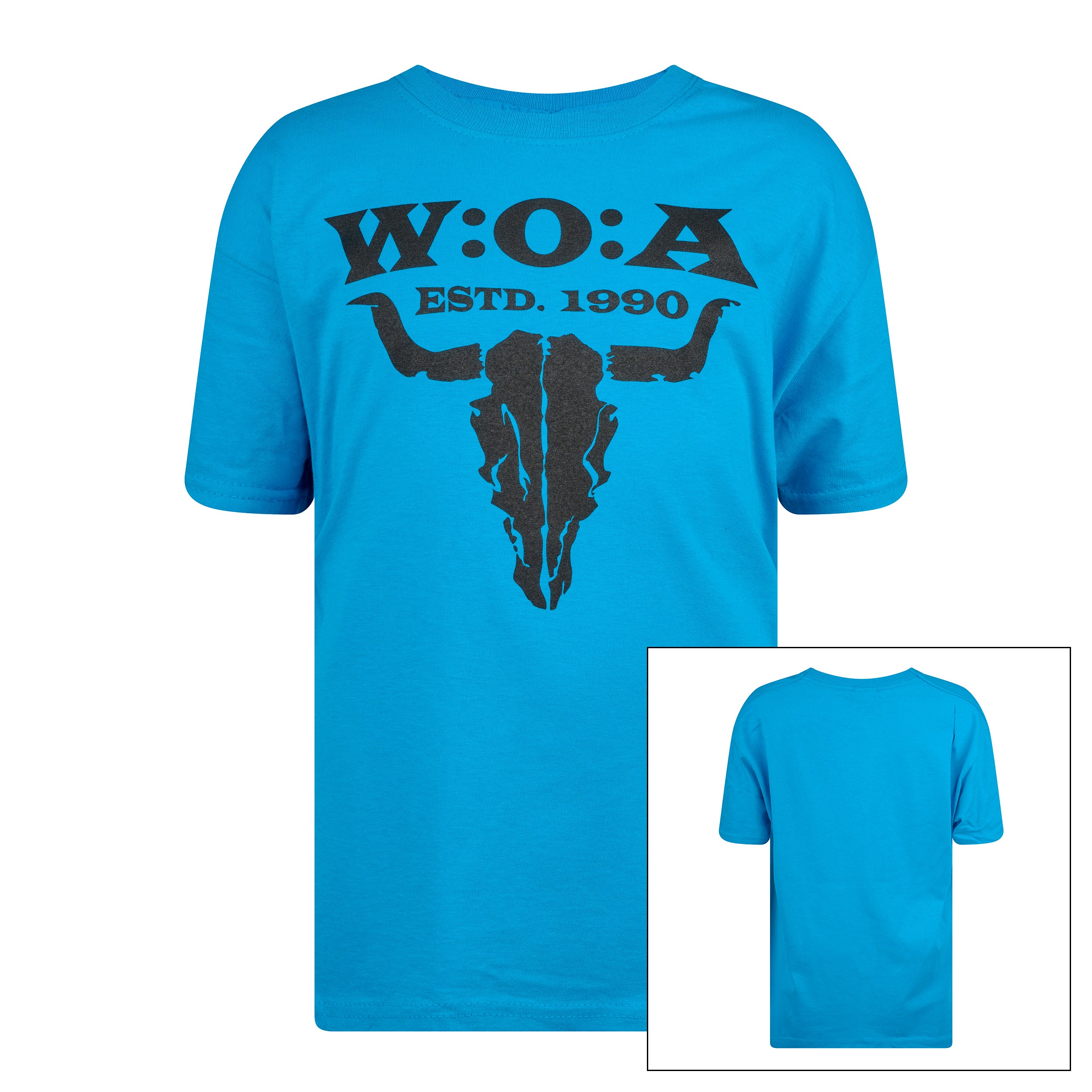 W:O:A - Kids T-Shirt - Logo - azure blue image