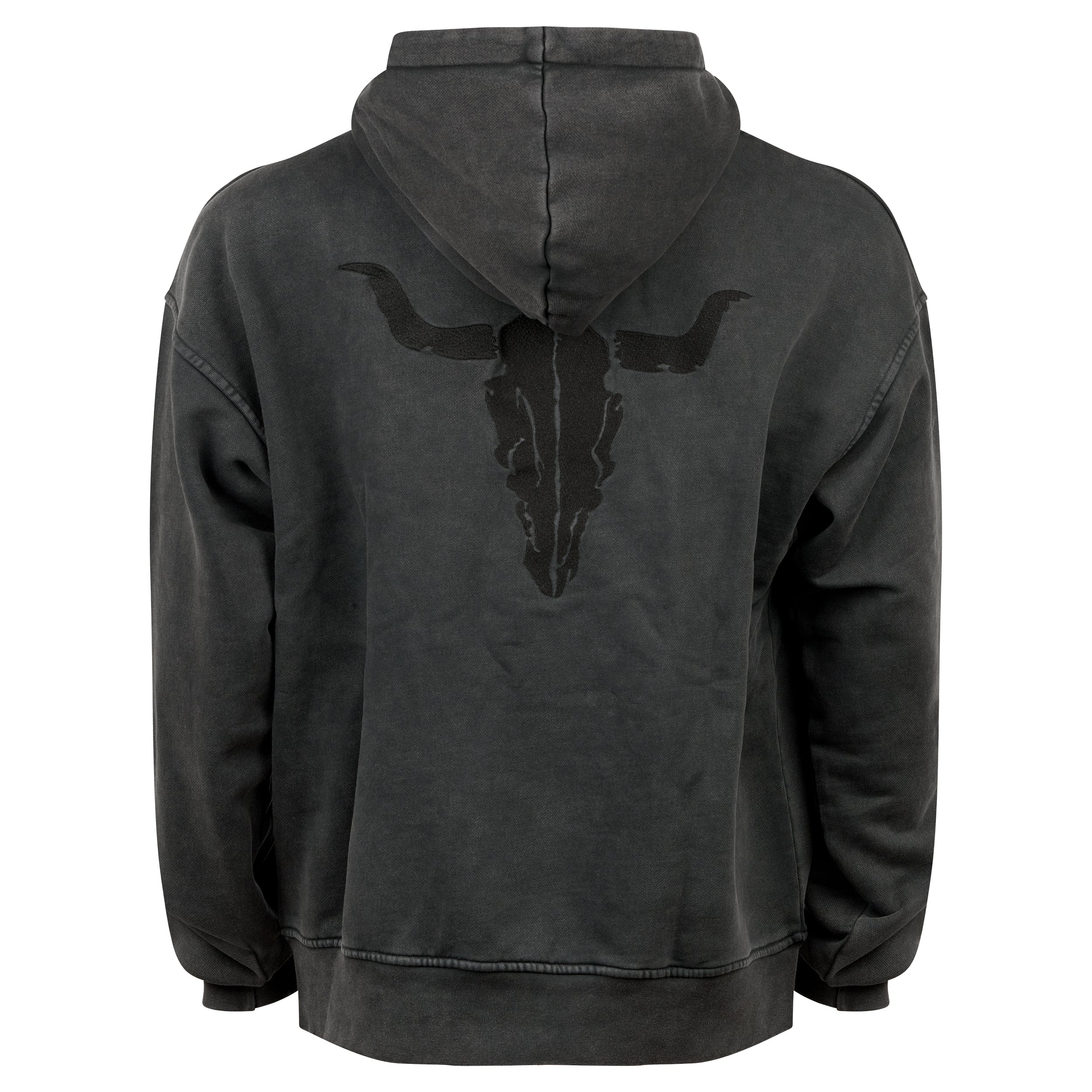 W:O:A - Oversized Hoodie - washed black image