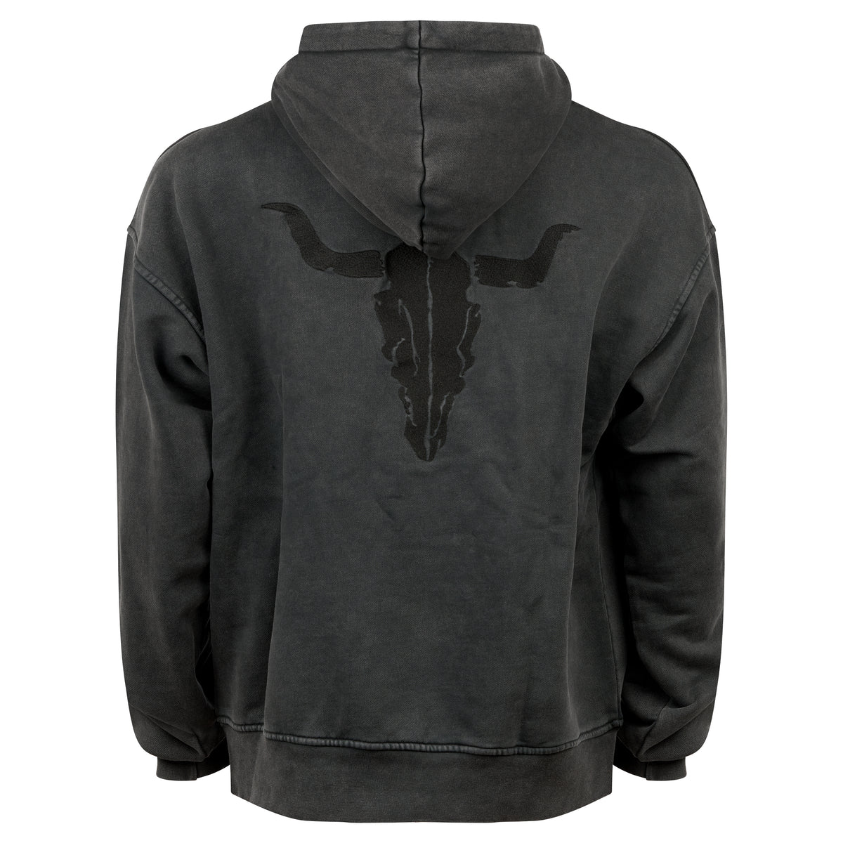 W:O:A - Oversized Hoodie - washed black
