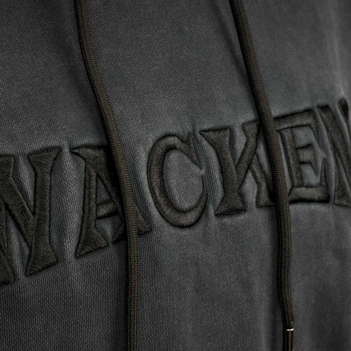 W:O:A - Oversized Hoodie - washed black